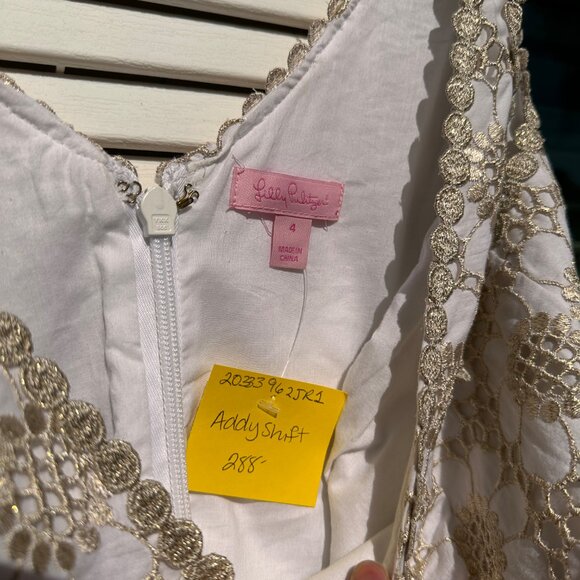 Lilly Pulitzer Addy Lace Sheath Dress White - Picture 4 of 5